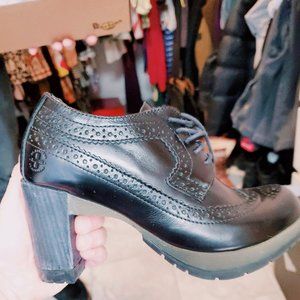 Dr. Martens Black Mary Jane/Brogue Heel